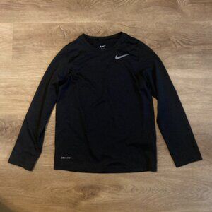 Nike Boys Long Sleeve Dri-fit Tee